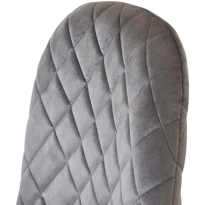 Chaise 39540GR - Hoverton Gris - Lot de 4
