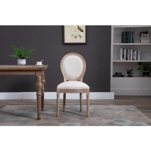 Chaise 65820NA - Medaillon Beige - Lot de 2