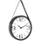 Deco horloge 67230NO - Borris Noir - Lot de 1