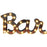 Suspension 40975GR - MOT "BAR" METAL LUMINEUX LED A PILES 2AA NON FOURNIES 52X5X23 - Lot de 1