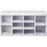 Meuble a chaussure 37261BL - Diego Blanc - Lot de 1
