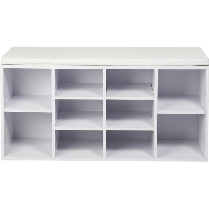 Meuble a chaussure 37261BL - Diego Blanc - Lot de 1