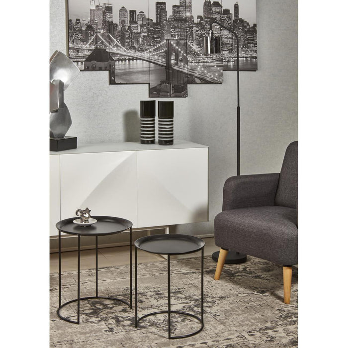 Table d'appoint 67053NO - Layla Noir - Lot de 1