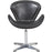 Chaise 47640NO - SPOON FAUTEUIL AVIATEUR CUIR VINTAGE VIEILLI 61X62X79 Noir - Lot de 1