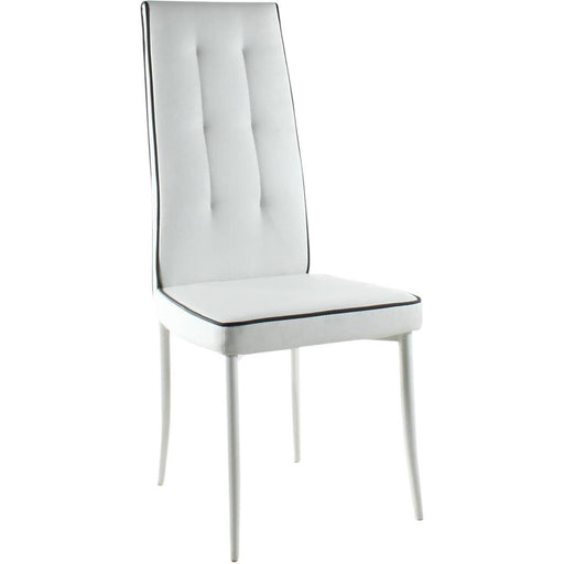 Chaise 40317BL - Elnaz Blanc - Lot de 4