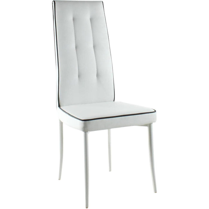 Chaise 40317BL - Elnaz Blanc - Lot de 4