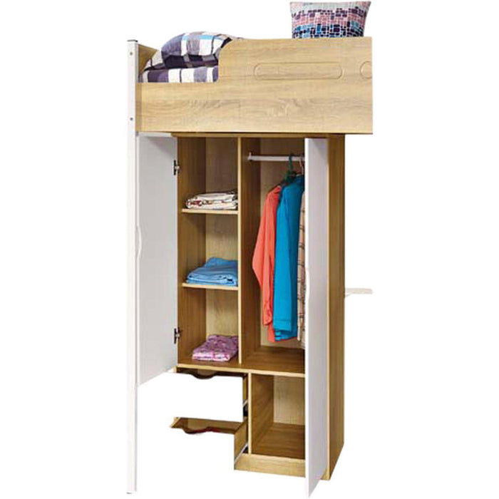 Lit enfant 63123NB - Emilio Beige & Blanc - Lot de 1