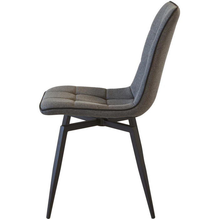 Chaise 50325GA - Geoffrey Gris Anthracite - Lot de 4