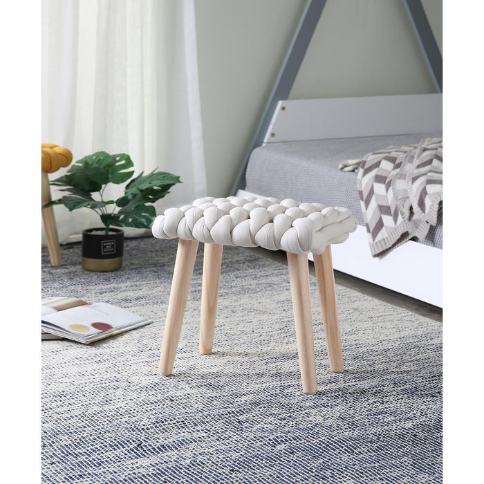 Pouf 13837BE - Dona Beige - Lot de 1
