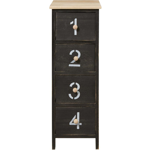 Meuble de rangement 64701NO - Bortolin Noir - Lot de 1