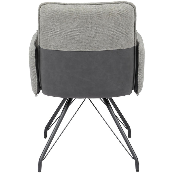 Chaise 52870GR - Gilou Bridge Gris - Lot de 2