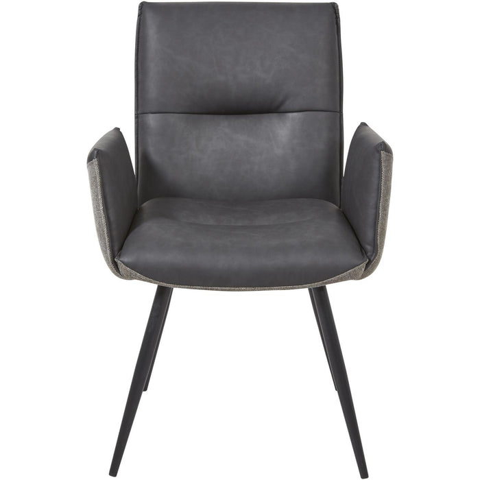 Fauteuil 52864GR - Jonas Bridge Gris - Lot de 2