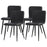 Chaise 43110NO - Bronco Noir - Lot de 4