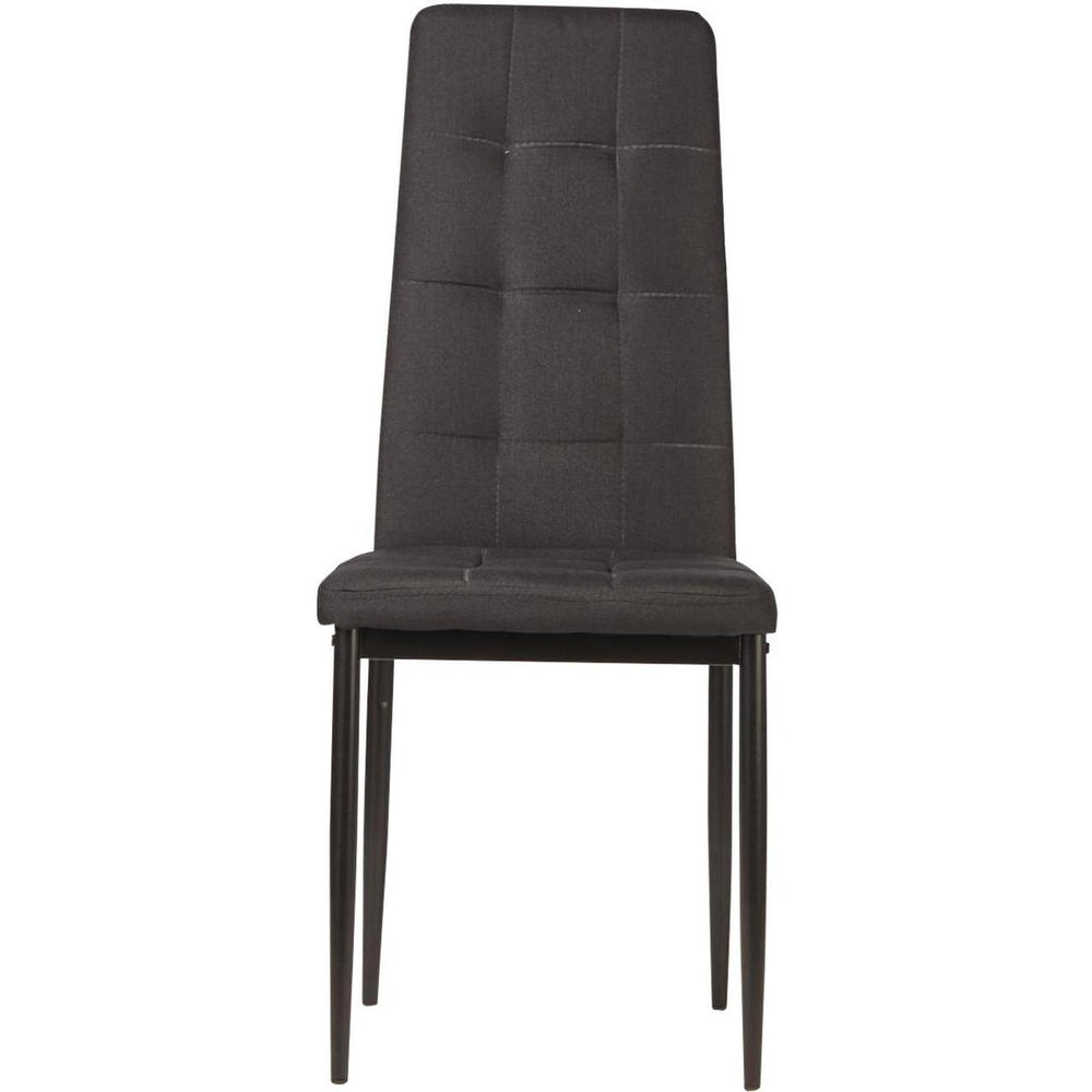 Chaise 58205NO - Kendal Noir - Lot de 4