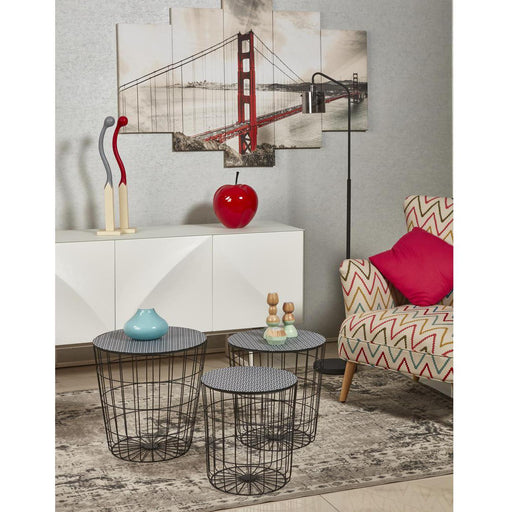 Table d'appoint 67050NO - Ophelia Noir - Lot de 1