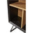 Meuble TV 49126NA - ST MORITZ Noir & Marron - Lot de 1