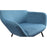 Chaise 47134BU - Palma Bleu - Lot de 1