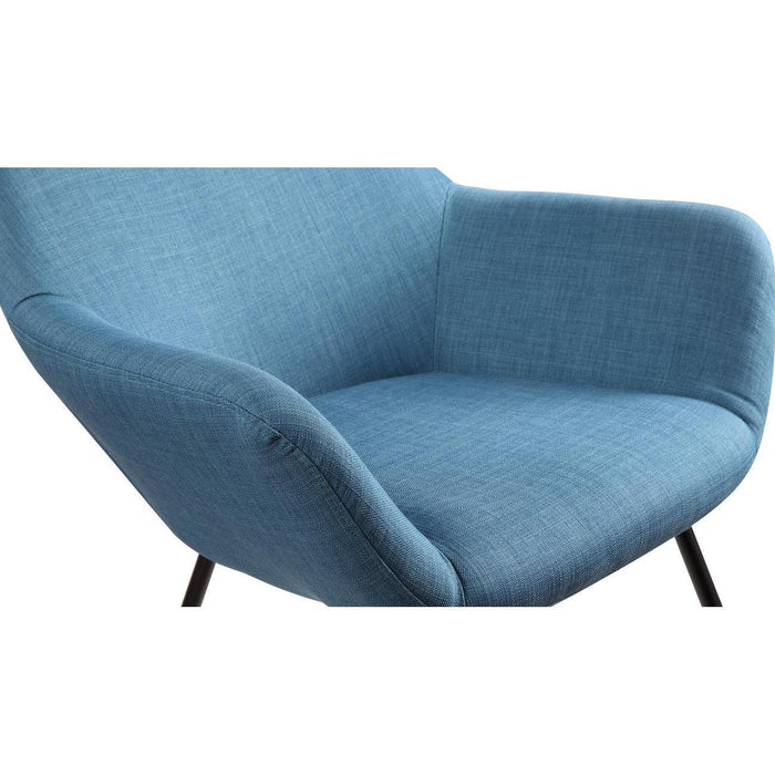 Chaise 47134BU - Palma Bleu - Lot de 1