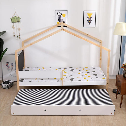 Tiroir de Lit 36154BL - Woody Blanc - Lot de 1