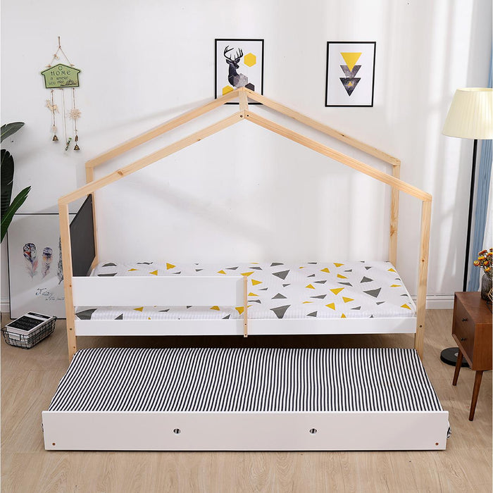 Tiroir de Lit 36154BL - Woody Blanc - Lot de 1