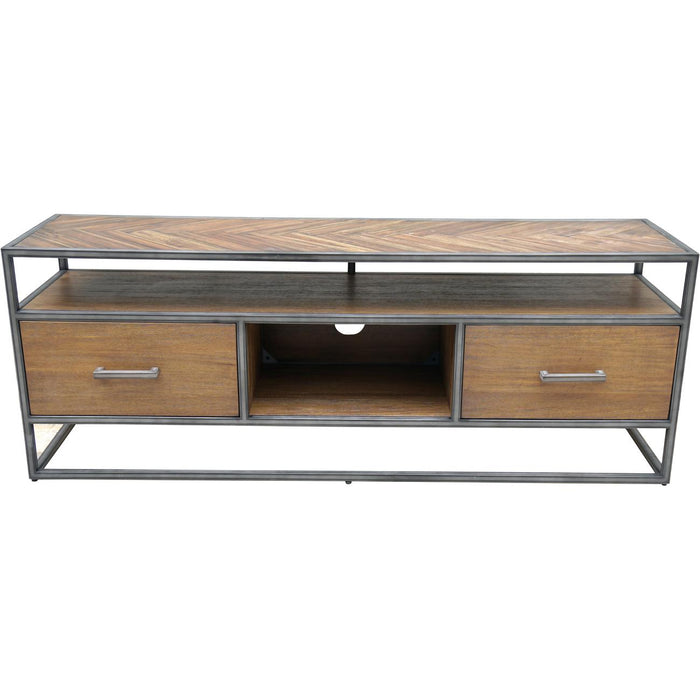 Meuble TV 19336BS - Hudson Marron - Lot de 1
