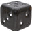 Pouf 51265NO - POUF PVC Dé  30X30X30 Noir - Lot de 4