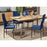 Chaise 58206BU - Bree Bleu - Lot de 4