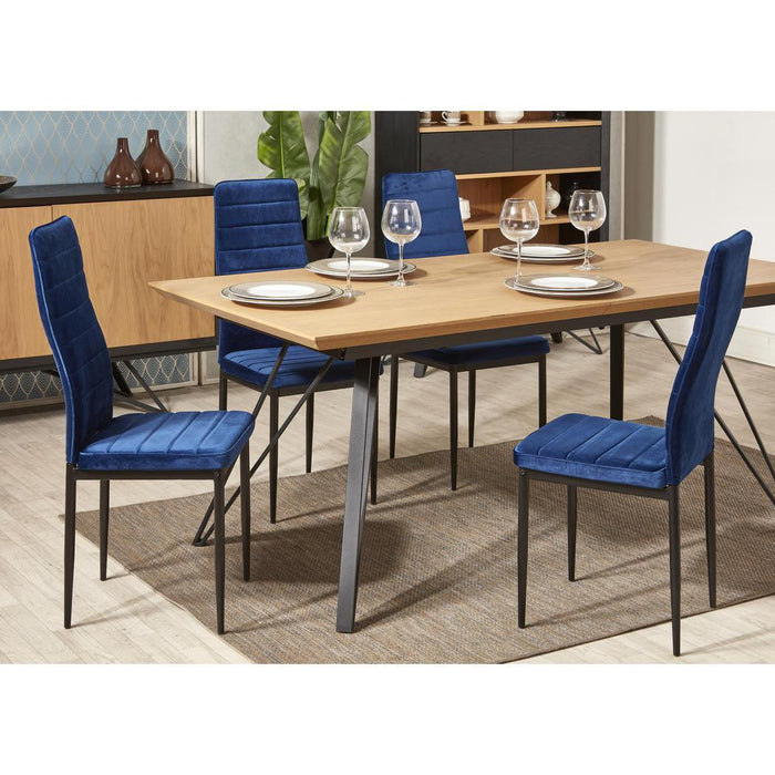 Chaise 58206BU - Bree Bleu - Lot de 4