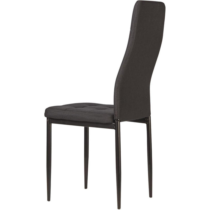 Chaise 58205NO - Kendal Noir - Lot de 4
