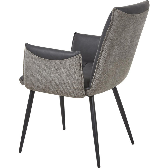 Fauteuil 52864GR - Jonas Bridge Gris - Lot de 2