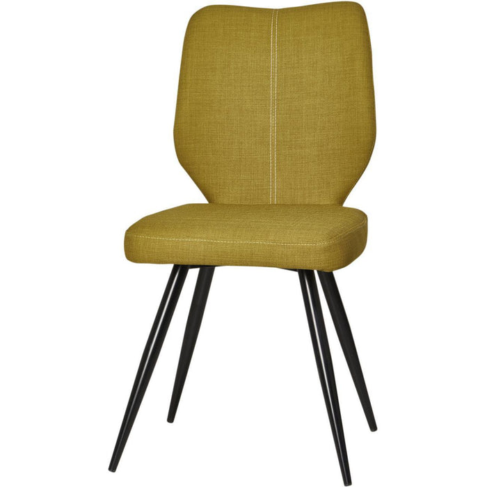 Chaise 52868VE - Gigi Jaune Moutarde - Lot de 2