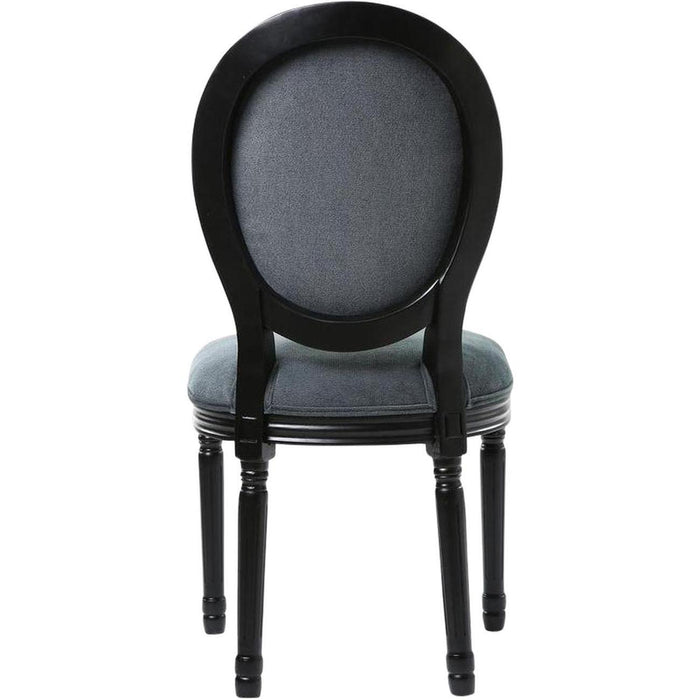 Chaise 47770NG - Rory Gris - Lot de 2