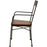 Chaise 42704NO - Hazel Noir - Lot de 2