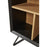 Vitrine 49123NA - ST MORITZ Noir & Marron - Lot de 1
