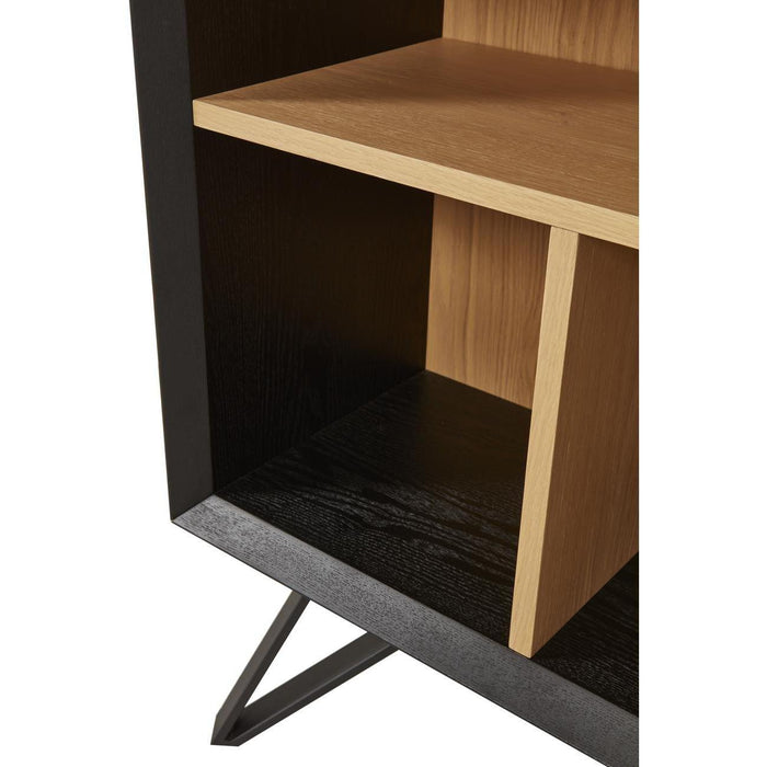 Vitrine 49123NA - ST MORITZ Noir & Marron - Lot de 1