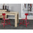 Chaise 42702RO - Vetro Rouge - Lot de 2