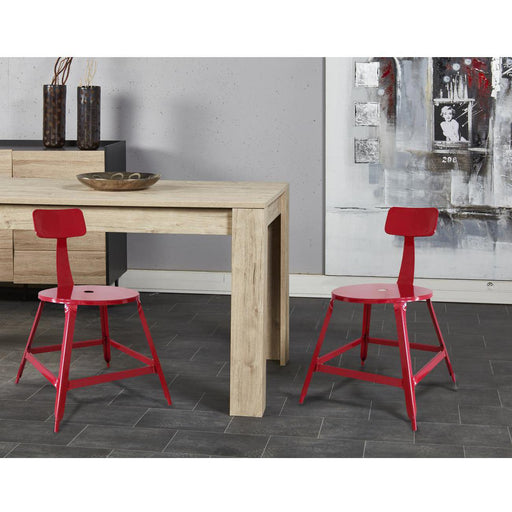 Chaise 42702RO - Vetro Rouge - Lot de 2