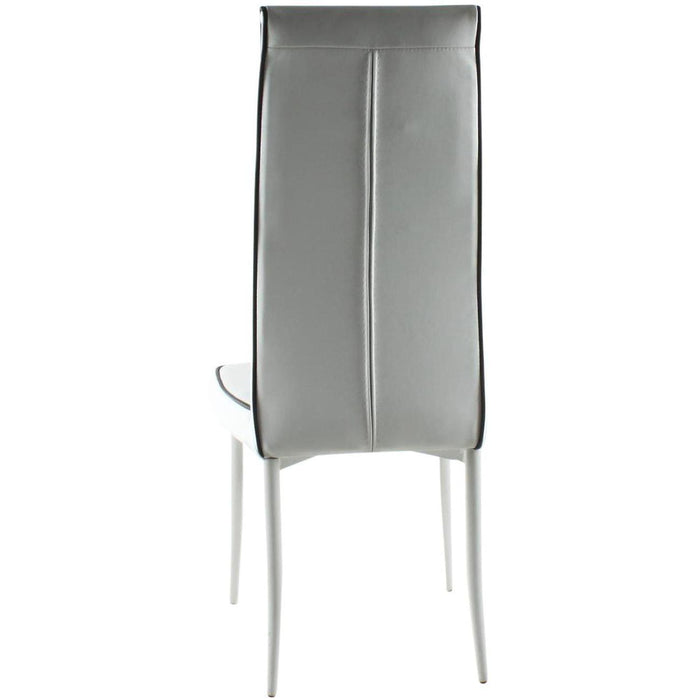 Chaise 40317BL - Elnaz Blanc - Lot de 4