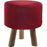 Pouf enfant 41300RO - Khalida Rouge - Lot de 2