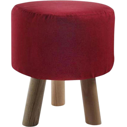 Pouf enfant 41300RO - Khalida Rouge - Lot de 2