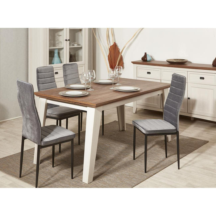 Chaise 58206GR - Bree Gris - Lot de 4