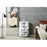 Meuble a chaussure 37263BL - May Blanc - Lot de 1