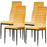Chaise 58206MT - Bree Jaune Moutarde - Lot de 4