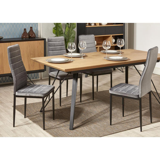 Chaise 58206GR - Bree Gris - Lot de 4
