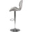 Chaise 47402GR - Zeke Gris - Lot de 2