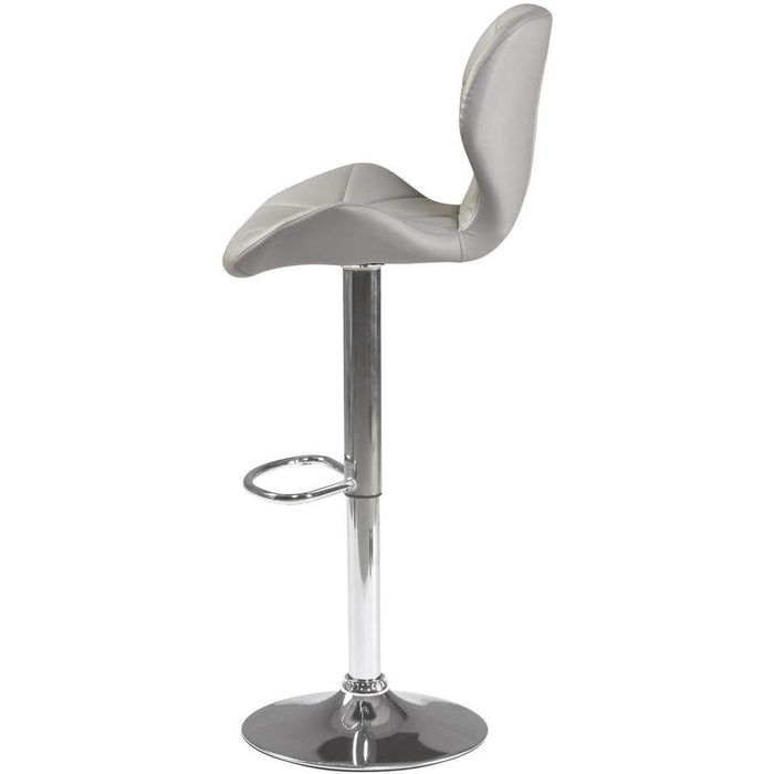 Chaise 47402GR - Zeke Gris - Lot de 2