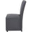 Chaise 55245GR - BALTIMORE CHAISE PVC AVEC ROULETTE 46 X 55 X 90 H - Lot de 1