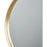 Deco miroir 67181DO - Melk Or - Lot de 1
