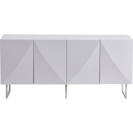 Bahut 4 portes 55110BL - Jory Blanc - Lot de 1