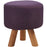 Pouf enfant 41300VI - Khalida Violet - Lot de 2